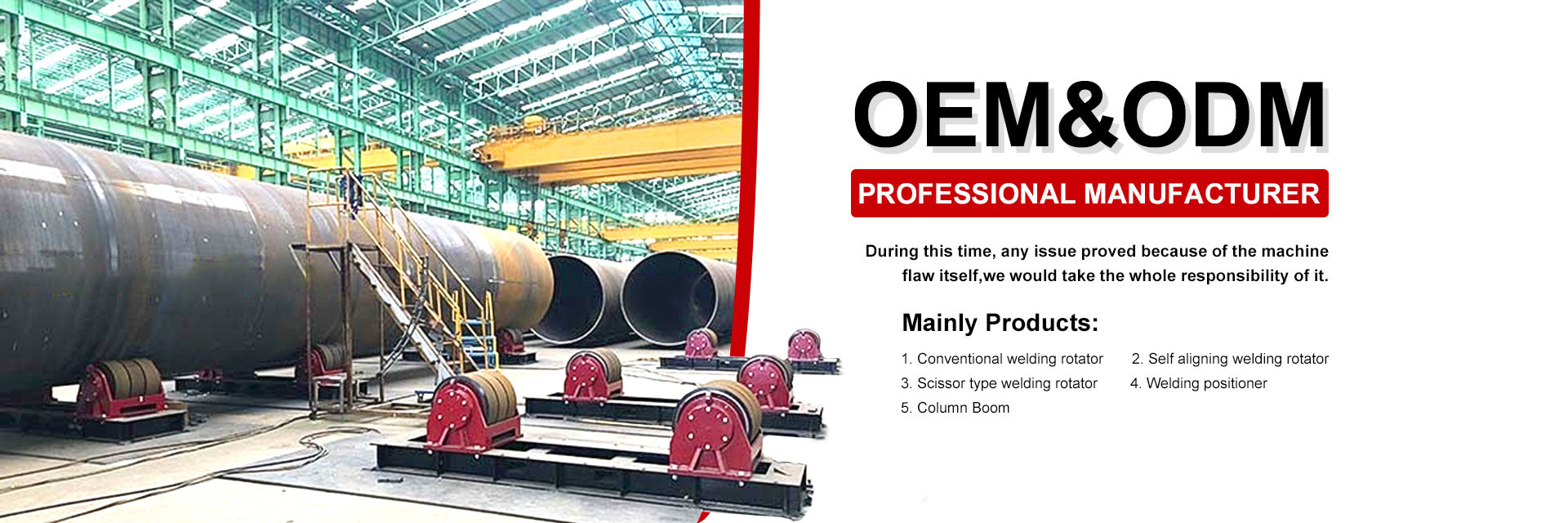 کیفیت Pipe Welding Rollers کارخانه